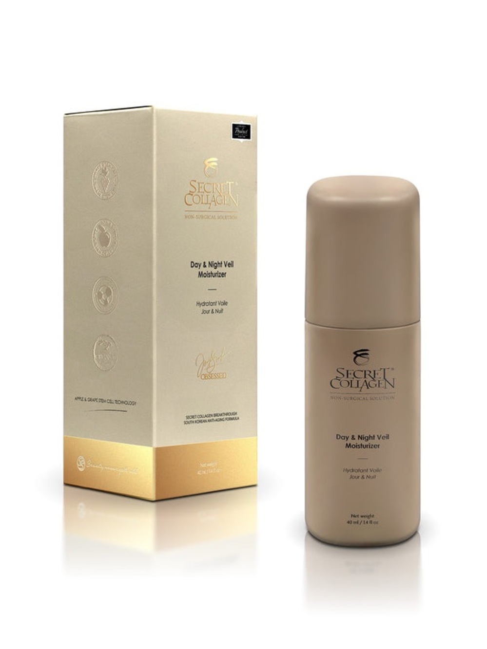 $199 Secret Collagen Day & Night Veil Moisturizer - 40ml New in Box
